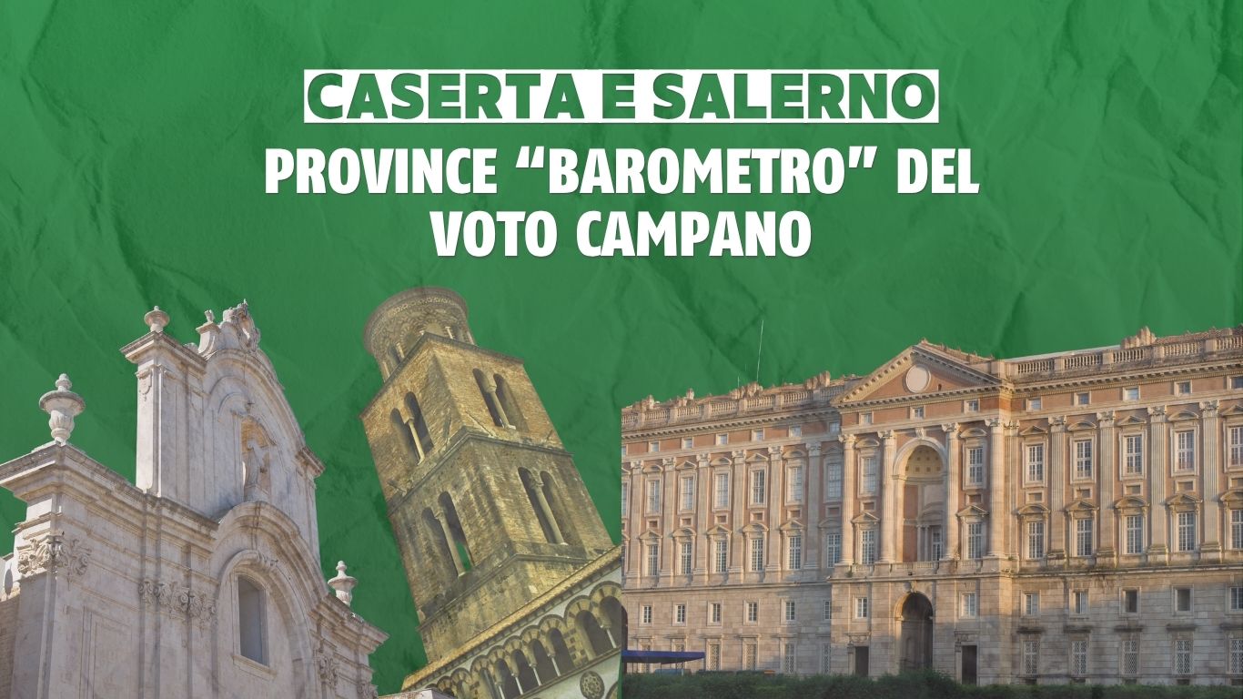 Analisi politica Campania: Caserta e Salerno decidono la Regione